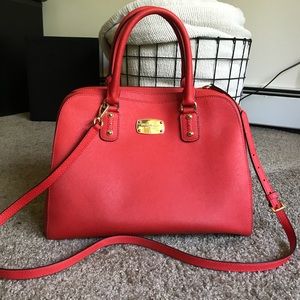 Michael Kors Saffiano Leather Satchel